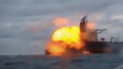 Морские дроны СБУ поразили еще один танкер российского "теневого флота" в Черном море